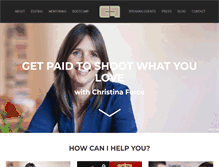 Tablet Screenshot of christinaforce.net